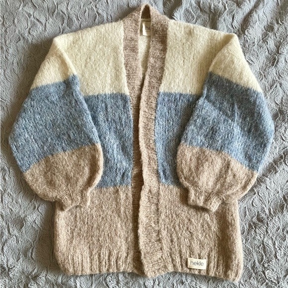 HEKLE | Colorblock Cardigan - Picture 2 of 4